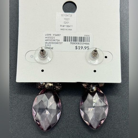 LANE BRYANT Statement Post Earrings 2 inch approx - Picture 6 of 10